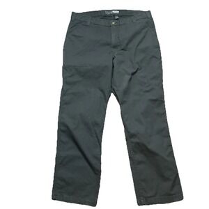 Carhartt Men's 40x32 Relaxed Fit Rugged Flex Canvas Work Pant Brown Green Peat